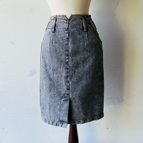 Vintage Prezzia Denim Skirt - Picture 1 of 7